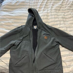 Carhartt Men's Olive Hooded Performance Jacket